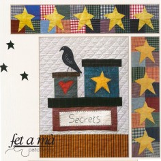 Patrón Quilt Dreams - Patchwork Secrets: The Primitive Quilt 2