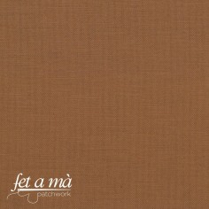 Tela lisa Kona marrón claro