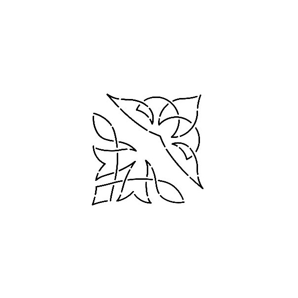 Plantilla acolchar Triangular Trick/Triumph (13 cm.)