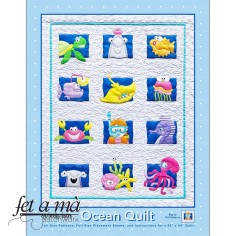 Patrón colcha infantil: Ocean Quilt 2
