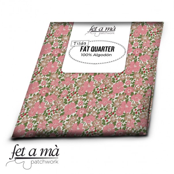 Tilda Fat Quarter - Creating Memories: Harper Pink
