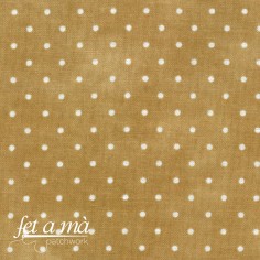 Beautiful Basics Fabric: Light ochre Dots