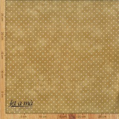 Beautiful Basics Fabric: Light ochre Dots 2
