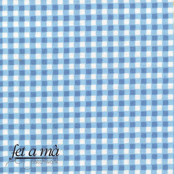 Beautiful Basics Fabric: Blue Gingham