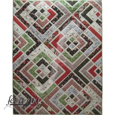 Patrón Colcha: Log Cabin 2