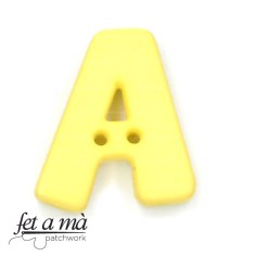 Botón letra A amarillo