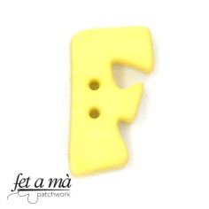 Botón letra F amarillo