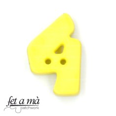 Botón número 4 amarillo