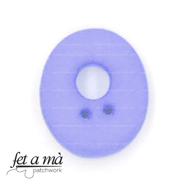 Botón número 0 lila