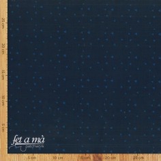 Tela triángulos azul oscuro 2